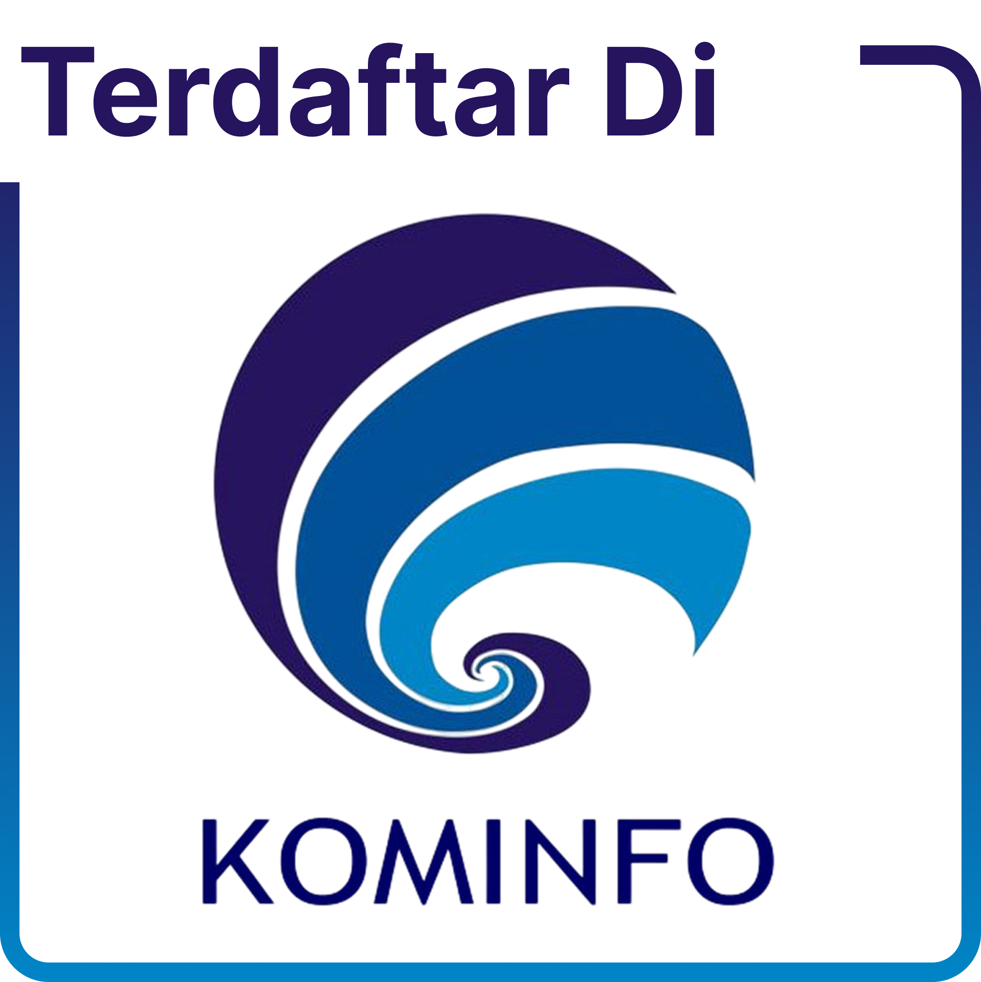 Terdaftar Kominfo
